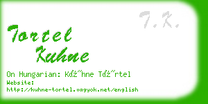 tortel kuhne business card